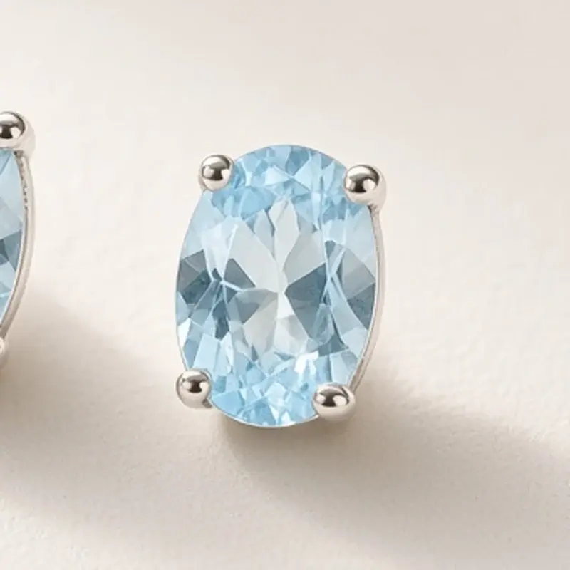 Zbliżenie: Topaz niebieski